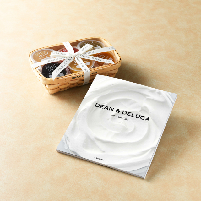 DEAN & DELUCA（ディーン&デルーカ） ギフトカタログ WHITE（ホワイト）＋ゼリーバスケット6個入