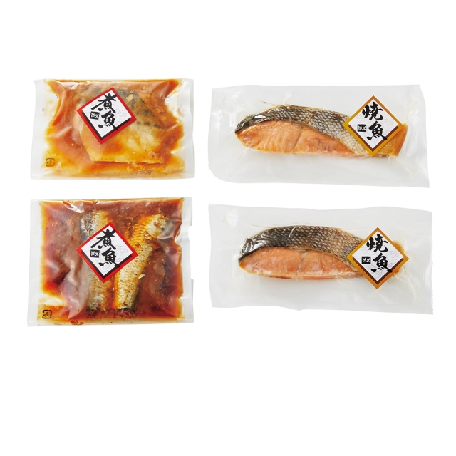 活黒」煮魚・焼魚個食パック詰合せ [CONCENT]コンセント