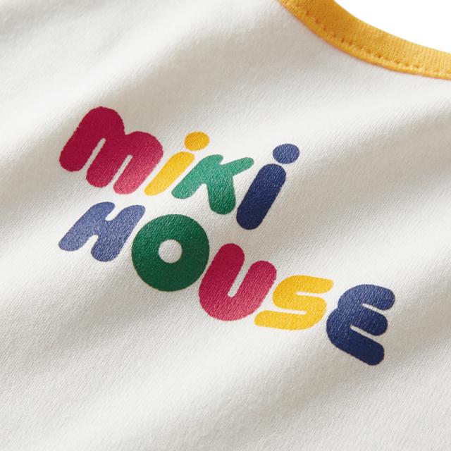 MIKI HOUSE(ミキハウス) ロゴ☆スタイ 白 [CONCENT]コンセント
