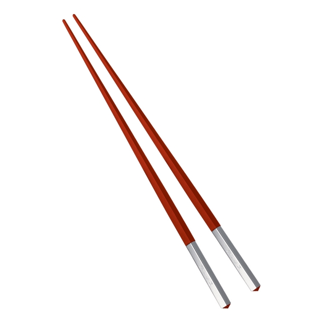 Christofle (クリストフル) Uni Chopsticks(ユニ 箸) ルージュ(赤 