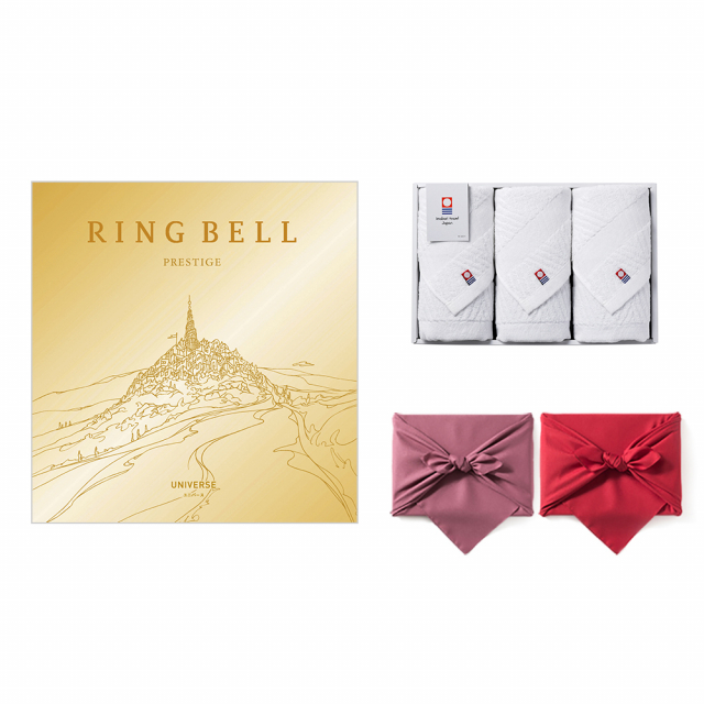 リンベル RING BELL カタログギフト UNIVERSE（ユニバース）＋今治 綾 フェイスタオル3枚セット
