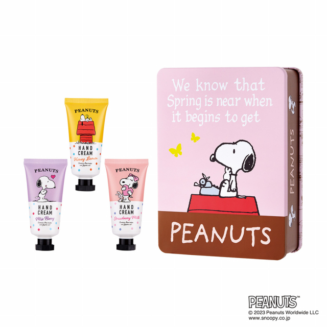 PEANUTS(ピーナッツ)ハンドクリームギフト(缶) [CONCENT