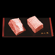 商品画像 格之進 門崎熟成肉 塊焼き・塊肉（霜降り：120g×2個）&牛醤セット