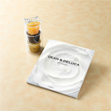 商品画像 DEAN & DELUCA（ディーン&デルーカ） ギフトカタログ WHITE（ホワイト）＋ゼリー3個入（ブルーベリー／シトラス／キウイ）【風呂敷包み】