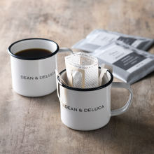 商品画像 DEAN & DELUCA（ディーン&デルーカ） ホーローマグカップペア＋コーヒーセット