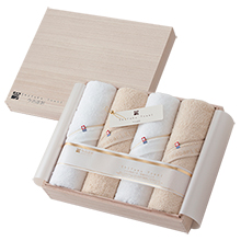 商品画像 今治謹製 Shifuku Towel（至福タオル） 木箱入り　SH2414 (バスタオル4Ｐ)