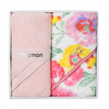 商品画像 Hotman(ホットマン) 1秒タオル ピオニー＆ホットマンカラー ヘアタオル2枚セット（PI×PI）