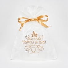 商品画像 HARNEY & SONS（ハーニー＆サンズ）専用ロゴ入りオーガンジーバッグ（小）タガロング用
