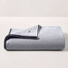商品画像 RALPH LAUREN HOME(ラルフ ローレン ホーム)OXFORF ST ハーフブランケット(NAVY)【化粧箱入り】
