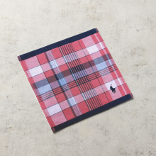 商品画像 RALPH LAUREN HOME(ラルフ ローレン ホーム)CLASSIFICATION TOWEL Chambers(RED MULTI)ミニタオル